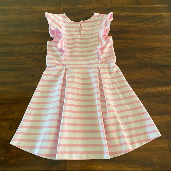 Ralph Lauren Striped Ruffled Ponte Dress - Picture 5 of 7